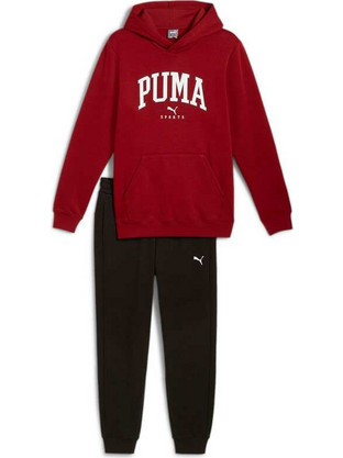 Puma Ανδρικό Σετ Φόρμας με Λάστιχο Μπορντό 683817
