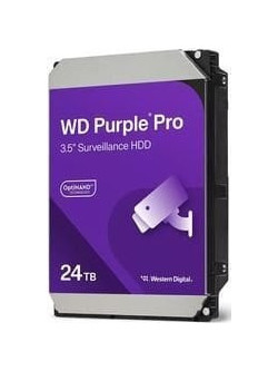 Western Digital Purple Pro Surveillance 24TB HDD Σκληρός Δίσκος 3.5" Sata 3 7200rpm με 512MB Cache WD240PURP