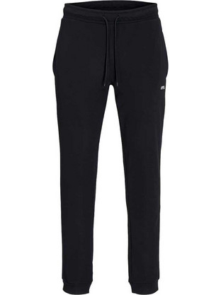 Jack & Jones Ανδρικό Παντελόνι Φόρμας με Λάστιχο Μαύρο 12261986C-N10