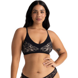Dorina Bralette με Αφαιρούμενη Ενίσχυση χωρίς Μπανέλα Μαύρο FXBR0031MO010-BK0004