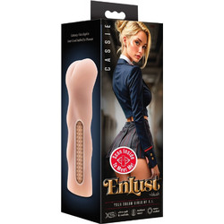 Blush Enlust Cassie Pocket Pussy & Sleeve Αυνανιστήρι Θερμαινόμενο με Δόνηση & Αναρρόφηση Beige
