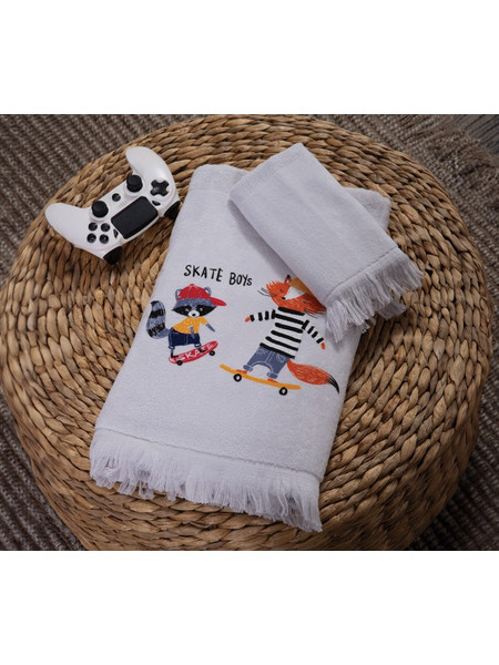 Nef-Nef Skate With Style Σετ Παιδικές Πετσέτες 2τμχ 450gr/m²