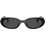 Ray-Ban RB4441D 667787 Γυναικεία Γυαλιά Ηλίου Οβάλ Κοκάλινα Μαύρα με Μαύρο Φακό