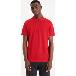 Celio Teone Ανδρική Μπλούζα Polo Κοντομάνικη Κόκκινη