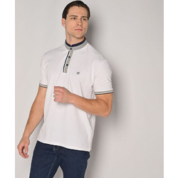 Sogo Ανδρική Μπλούζα Polo Κοντομάνικη Λευκή 24037-889-756