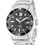 Jacques Lemans Hybromatic Diver Ανδρικό Ρολόι Αυτόματο με Ασημί Μεταλλικό Μπρασελέ 1-2170G