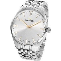 TW Steel Aternus Ανδρικό Ρολόι με Ασημί Μεταλλικό Μπρασελέ ACE352