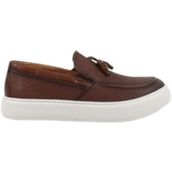 Versace 19V69 Ανδρικά Μοκασίνια Loafers Δερμάτινα Ταμπά YO-K61903