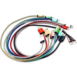 SGL YH-C1280 Braided USB-A to Lightning Cable 1m Multicolor 8699906012808