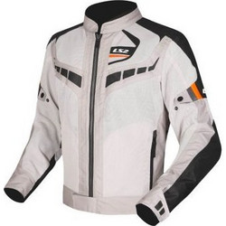 LS2 Garda Air White Grey Orange