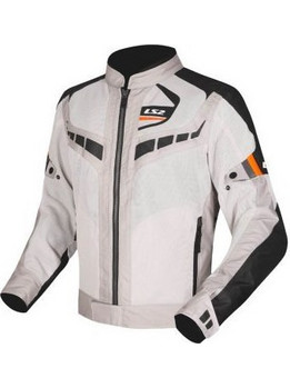 LS2 Garda Air White Grey Orange