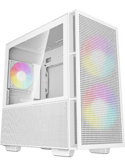 Deepcool CH360 White Micro Tower Κουτί Υπολογιστή με Πλαϊνό Παράθυρο