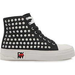 DKNY Γυναικεία Sneakers Μποτάκια Μαύρα K2465213