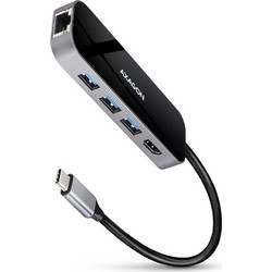 Axagon HMC-6GL USB-C Docking Station με HDMI 4K PD Ethernet