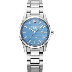 Swiss Alpine Military Argos Γυναικείο Ρολόι με Ασημί Μεταλλικό Μπρασελέ SAM7767.1131