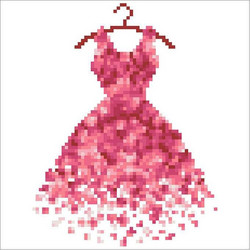 Diamond Dotz Dress Καμβάς Diamond Painting Kit 22x22cm 49290
