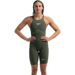 Speedo Fastskin LZR Pure Valor 2.0 Openback Αθλητικό Ολόσωμο Μαγιό Χακί 8-15859H785