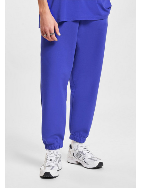 Def Ανδρικό Παντελόνι Φόρμας με Λάστιχο Royal Blue DFSP173-01495