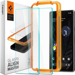 Spigen GLAS. TR Align Master Tempered Glass 2-pack Clear (Google Pixel 7A)