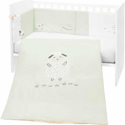 KikkaBoo Sleepy Sheep Σετ Κούνιας Mint Green 6τμχ 41101060136
