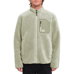 Volcom Muzzer Fuzzar Ανδρική Ζακέτα Fleece με Φερμουάρ Πράσινο Mint A4832306-GRT