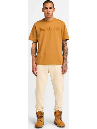 Timberland Ανδρικό Παντελόνι Φόρμας με Λάστιχο Λευκό TB0A2CN7EFL1