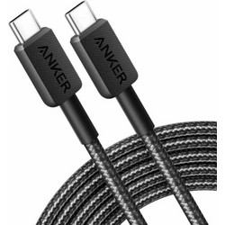 Anker 322 Braided USB-C to USB-C 0.9m Black A81F5G11