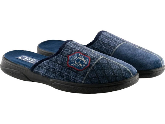 Fild Χειμερινές Ανδρικές Παντόφλες Navy Μπλε Romylo-S18