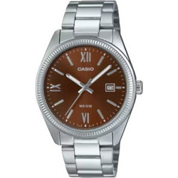 Casio Ανδρικό Ρολόι με Ασημί Μεταλλικό Μπρασελέ MTP-1302DD-5AVDF