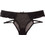 Cottonhill Love Lace Γυναικείο Sexy Slip με Δαντέλα Μαύρο CH0186