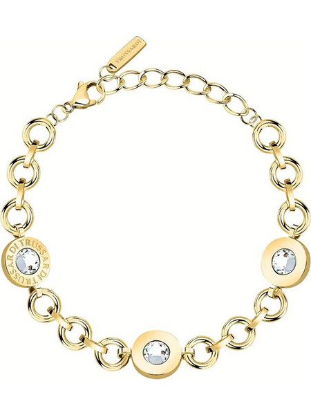 Trussardi Γυναικείο Βραχιόλι Αλυσίδα από Ατσάλι Επιχρυσωμένο TJAXC111