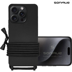 Sonique Carryhang Back Cover Black (iPhone 15 Pro)