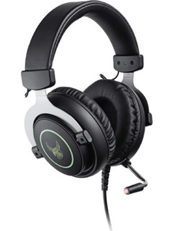 L33T Gaming Headset Over Ear Silver Black