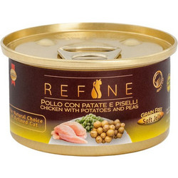 Refine Adult Grain Free with Chicken, Potatoes & Peas in Jelly 80gr