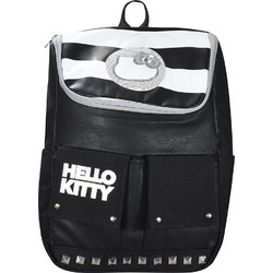 SunCe Hello Kitty Σχολική Τσάντα Πλάτης Δημοτικού Μαύρη HGS-1411-MULTI
