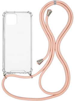 Sonique Armor Clear Back Cover Transparent / Pink (iPhone 12 Pro Max)