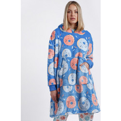 Admas Γυναικεία Ρόμπα Χειμωνιάτικη Fleece Μπλε 67083
