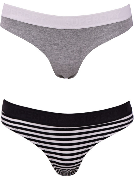 Superdry Grace Βαμβακερά Γυναικεία Slip 2Pack W3110078A-9Q2