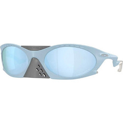 Oakley OO9437 04 Ανδρικά Γυαλιά Ηλίου Μάσκα Κοκάλινα Μπλε με Μπλε Φακό