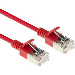 Intronics U/FTP Cat.6a Καλώδιο Δικτύου Ethernet 1m Red DC7501