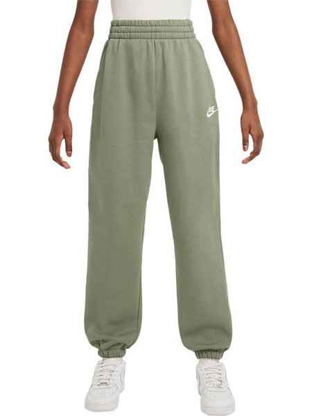 Nike Nsw Club Flc Παιδικό Παντελόνι Φόρμας Χακί Γκρι FD2933-386