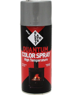 Elastotet Quantum Σπρέι Βαφής Υψηλής Θερμοκρασίας Ασήμι 400ml 6τμχ