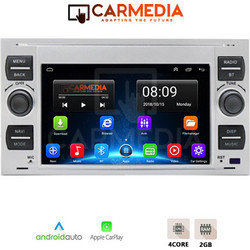 Carmedia CMT207B-12 Ford All Silver Ηχοσύστημα Αυτοκινήτου με Οθόνη Αφής Bluetooth & GPS