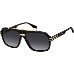 Marc Jacobs MARC840/S 2M29O Ανδρικά Γυαλιά Ηλίου Aviator Κοκάλινα Μαύρα με Μαύρο Φακό