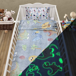 Lino Home Volcano Κουβέρτα Κούνιας Fleece 110x150 Γκρι
