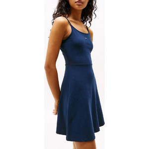 Tommy Jeans Mini Καλοκαιρινό Καθημερινό Φόρεμα Navy Μπλε DW0DW21354-C1G