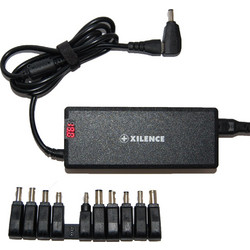 Xilence Mini Φορτιστής Laptop 75W με Αποσπώμενο Καλώδιο Τροφοδοσίας και Σετ Βυσμάτων