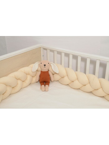Baby Oliver Des 314 Πάντα Κούνιας Πλεξούδα Κίτρινο 20x200cm