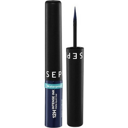 Sephora 12h Intense Ink 04 Dark Blue Αδιάβροχο Πινέλο Eyeliner 2.8ml