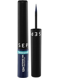 Sephora 12h Intense Ink 04 Dark Blue Αδιάβροχο Πινέλο Eyeliner 2.8ml